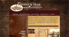 Desktop Screenshot of chisholmtrailassn.org